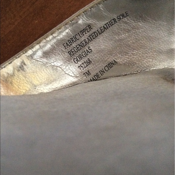 Strappy Gray Heels - Picture 3 of 9